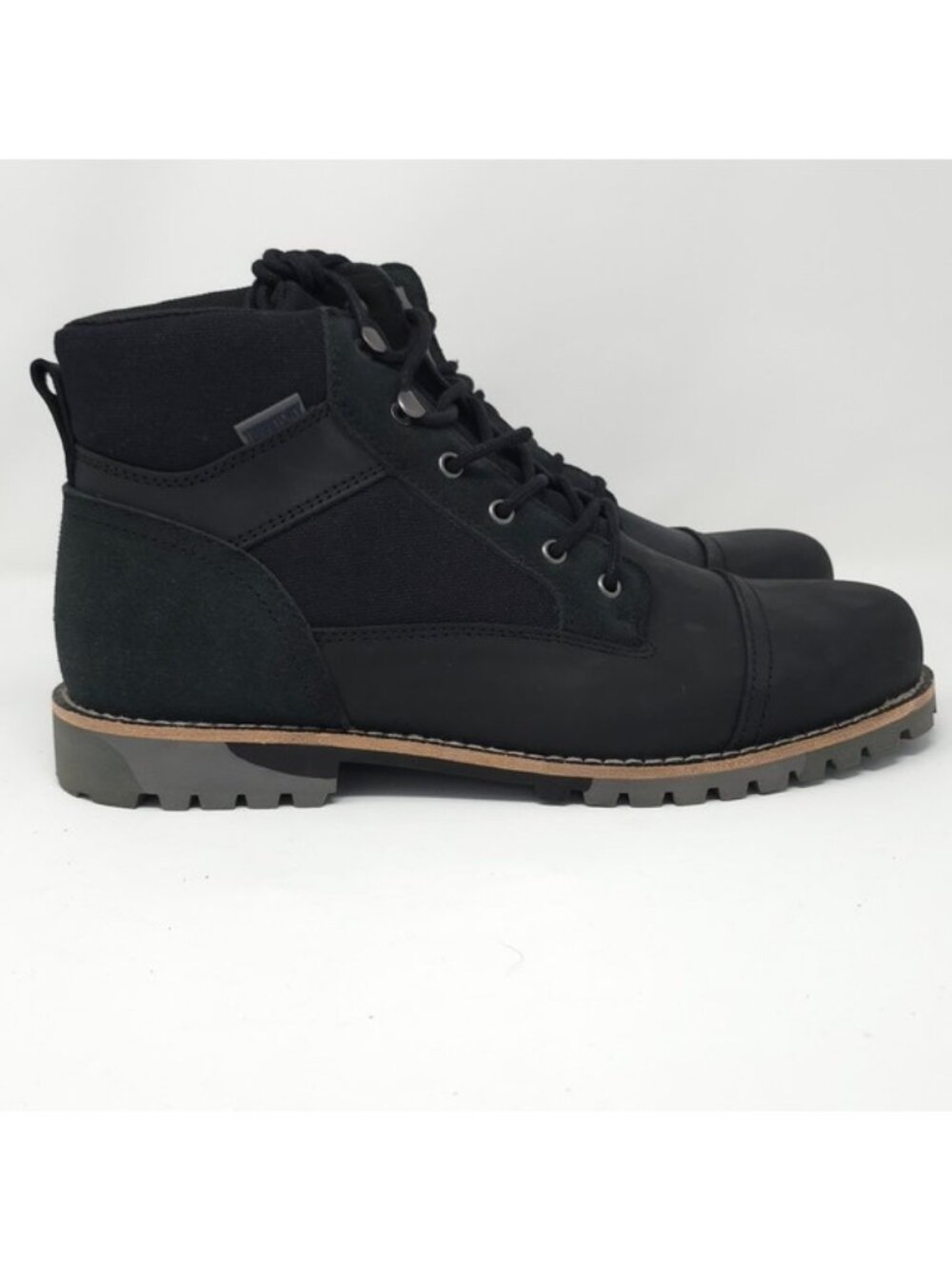 Territory Brute Black Lace-Up Waterproof Winter Boots 12M - Picture 4 of 10